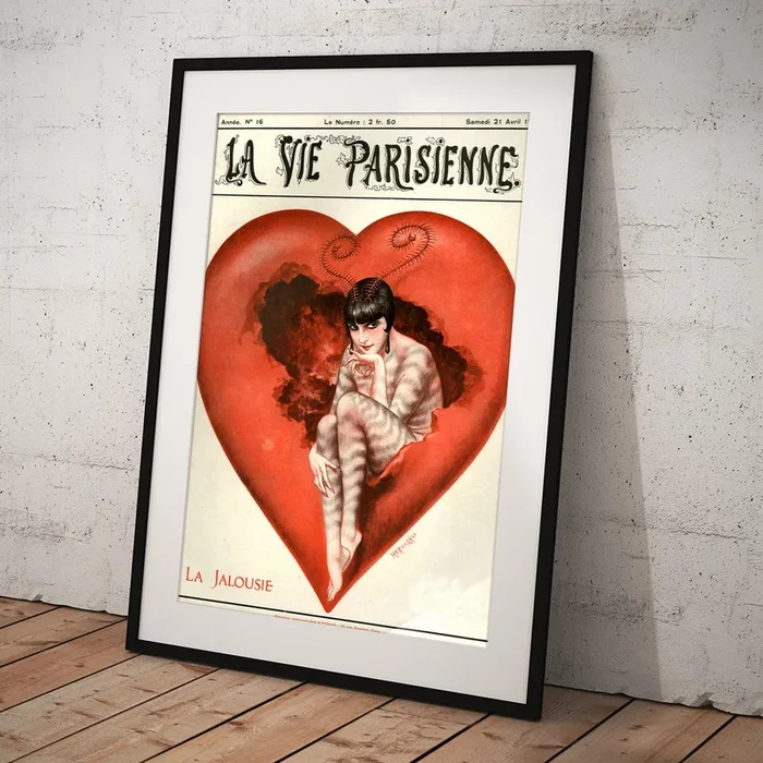 1920s France La Vie Parisienne Magazine #432 Art Print