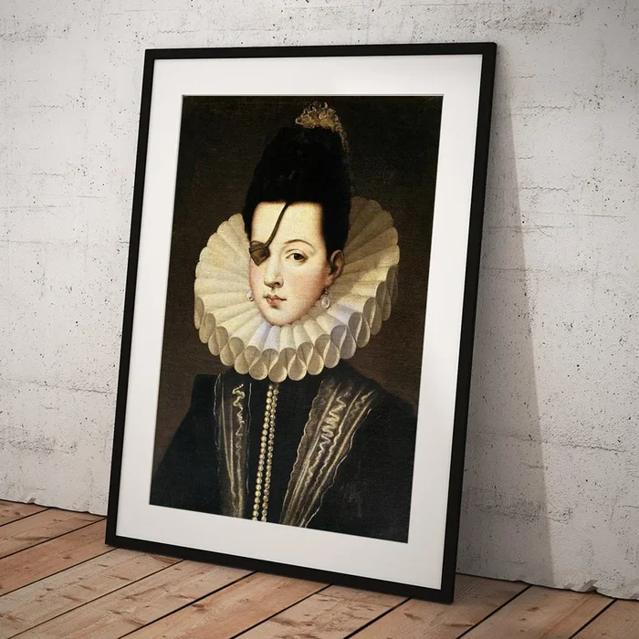 ‘Ana de Mendoza, Princess of Eboli’, 16th century. Alonso Sanchez Coello . EBOLI PRINCESA DE. Art Print