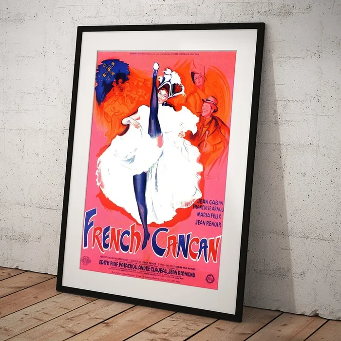 ”French Cancan”, 1955 – art by Rene Peron Art Print