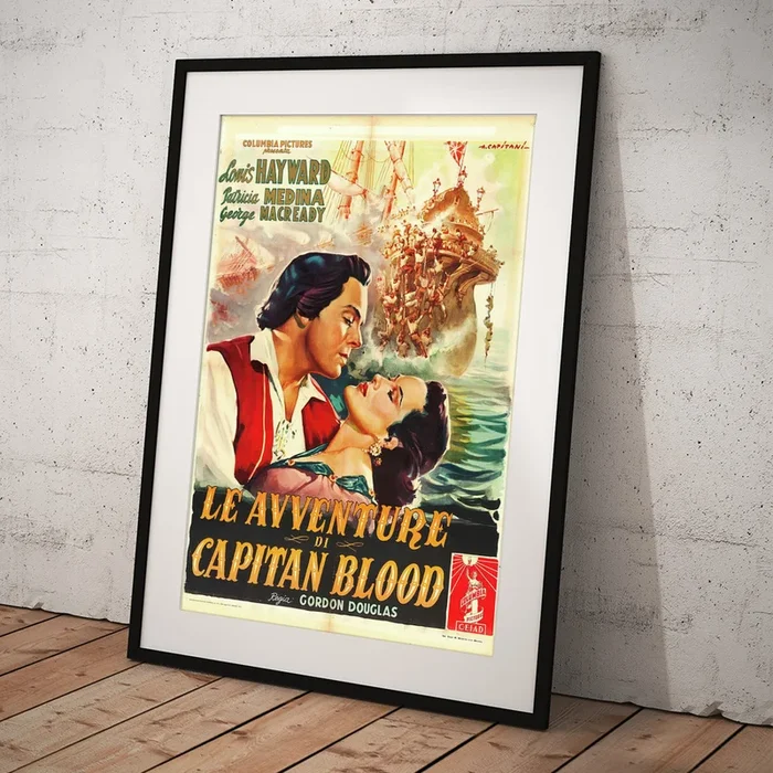 ”The Fortunes of Captain Blood”, 1950 – art by Alfredo Capitani Art Print