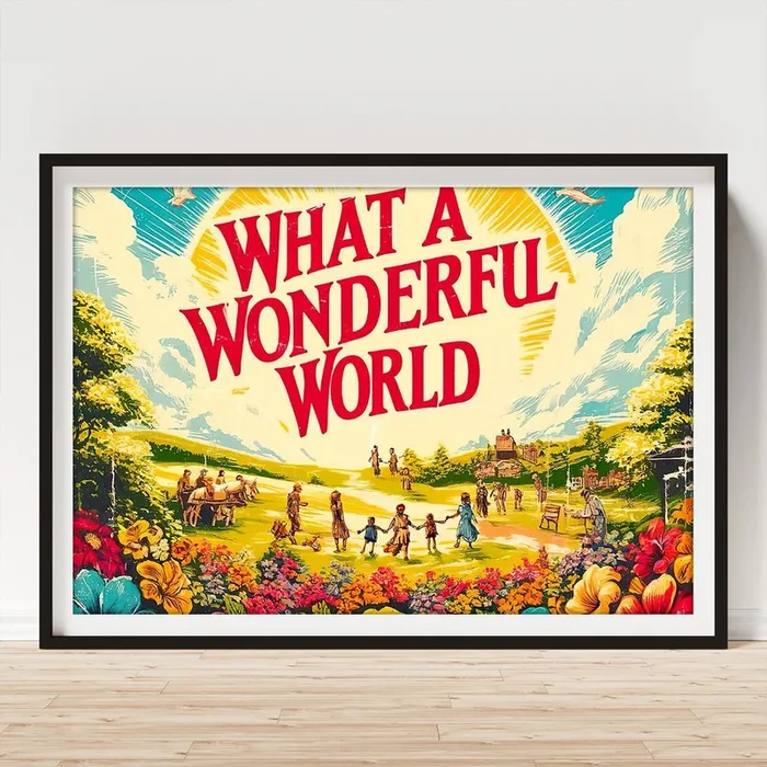 ”What a Wonderful World” Art Print