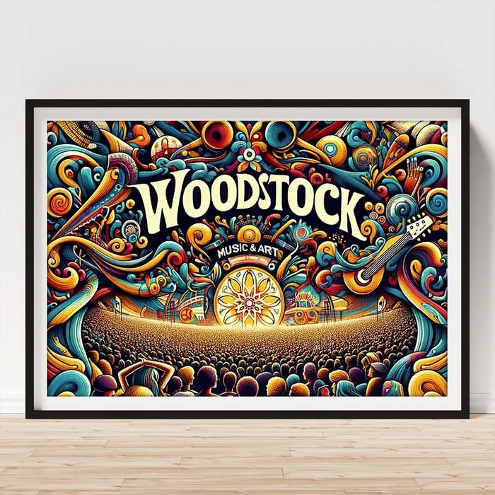 ”Woodstock”, music poster Art Print
