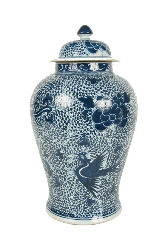 A Chinese Blue and White Porcelain Jar
