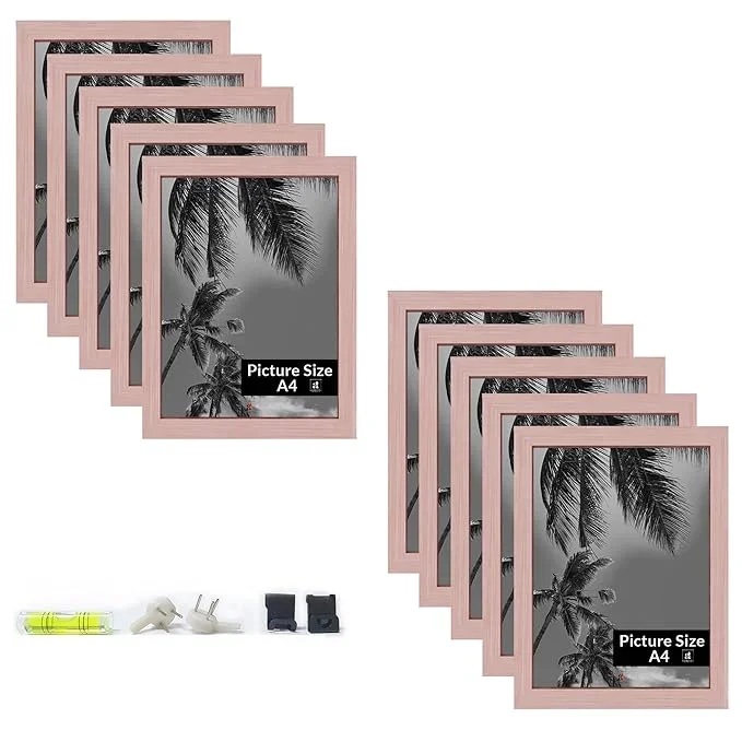 A4 Size Photo Frame, Certificate Frame, Document Photo frames For Home Decoration (Size: 8″ x 12″)