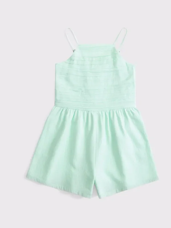 Abercrombie & Fitch Green Halter Neck Romper
