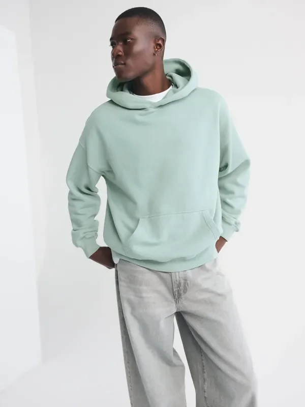 Abercrombie & Fitch Green Popover Hoodie