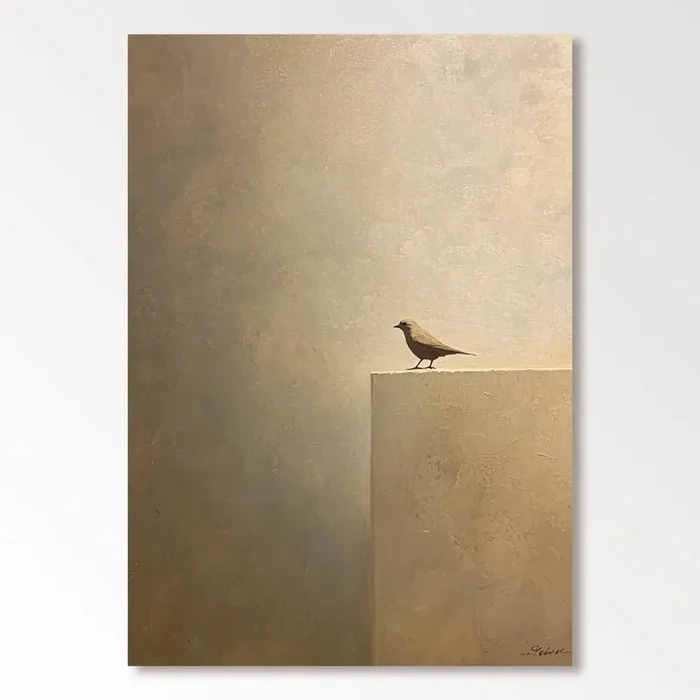 Abstract Painting “Vogel Stille”