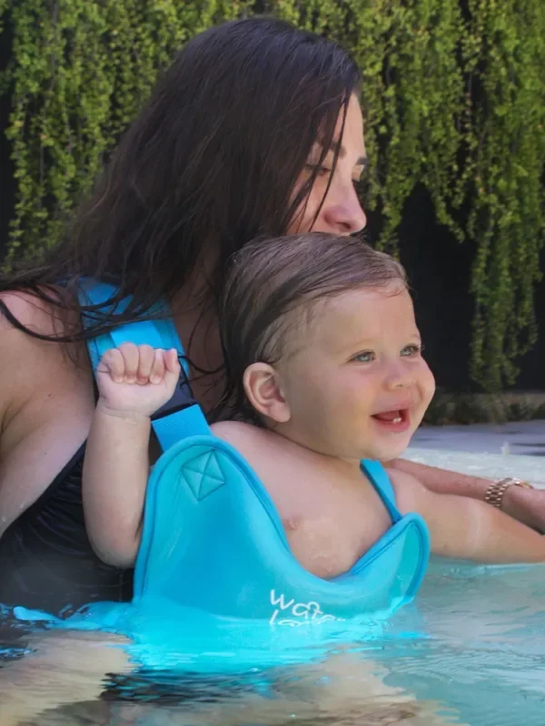 Aden + Anais Light Blue Baby Waterland Carrier Swimming Accessories