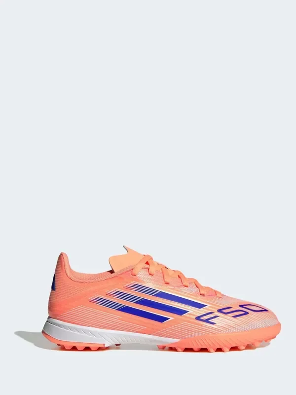 adidas Orange Kids F50 League Turf Boots