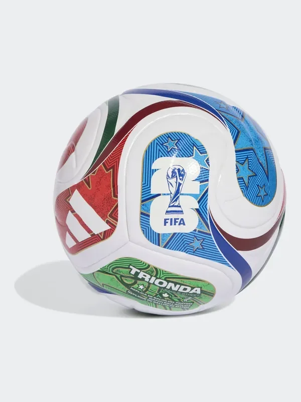 adidas White/Blue/Red Fifa World Cup 26 Trionda League Junior 350 Football