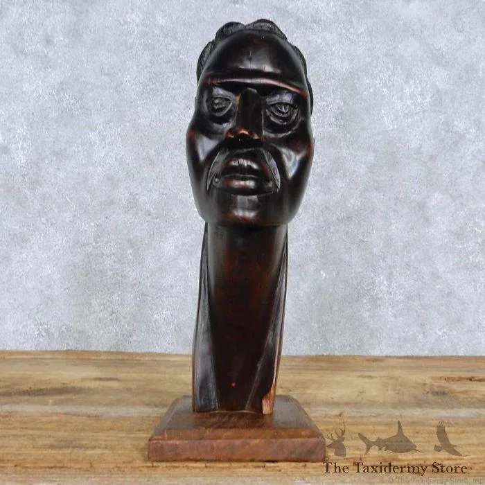 African Maasai Tribal Head Carving For Sale