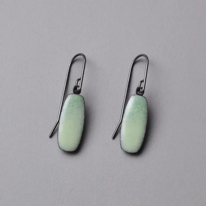 Alba Earrings – Dew Green