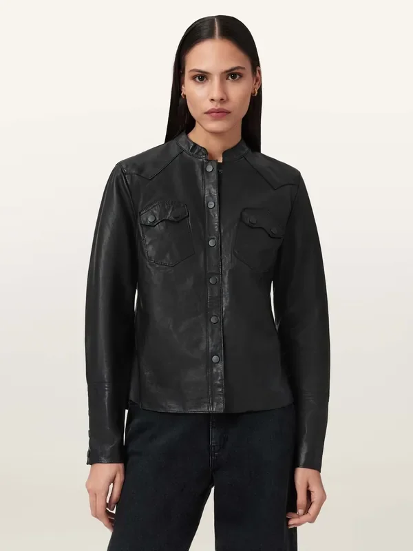 AllSaints Black Rock Shirt
