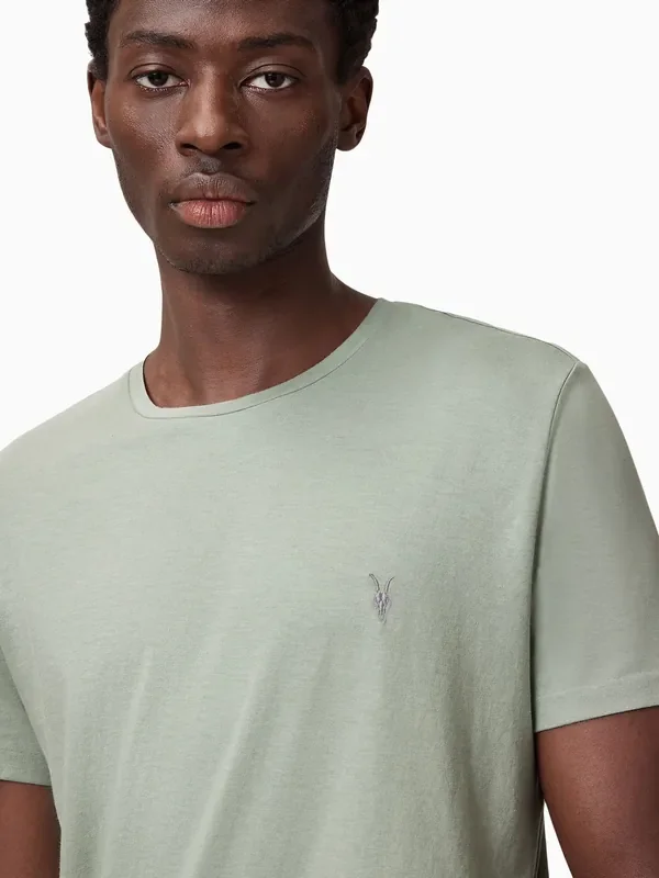 AllSaints Green Tonic Short Sleeve Crew T-Shirt