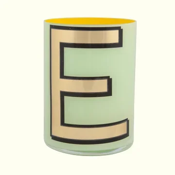 Alphabet Brush Pot, E