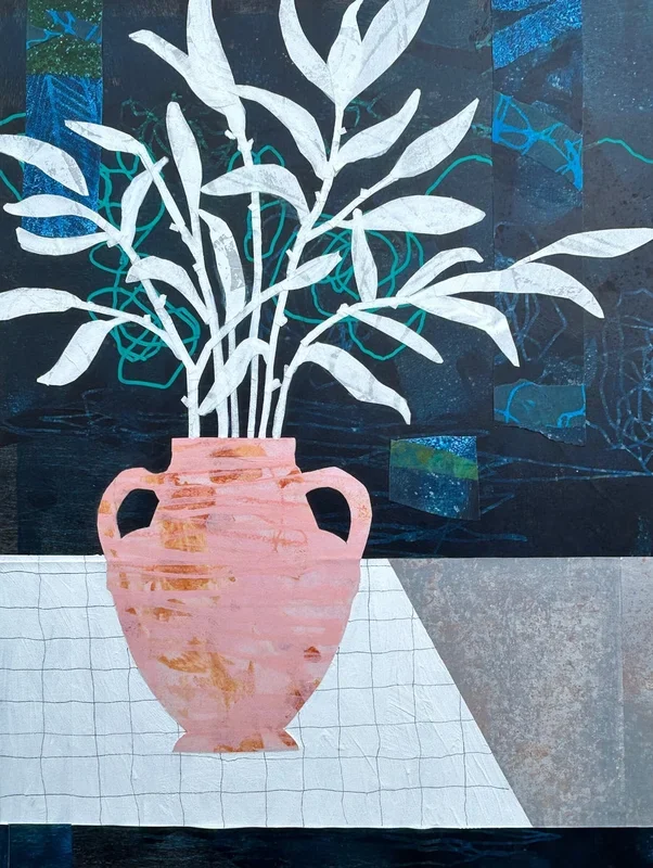 Ancient Vessel with Translucent Branches