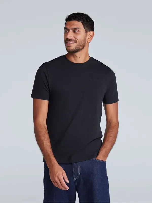 Animal Black Slim Fit Mens Icon T-Shirt