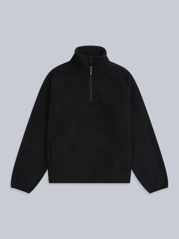 Animal Black Womens Stockholm Half-Zip Fleece