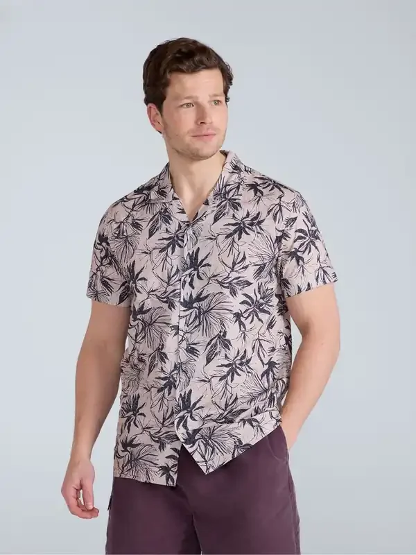Animal Grey Mens 100% Cotton Will Printed Shirt