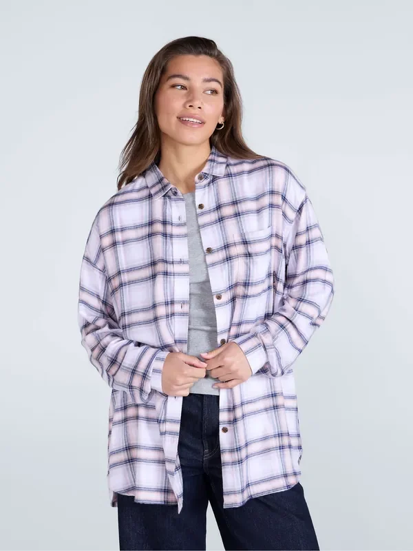 Animal Purple Masie Supersoft Relaxed Fit Shirt