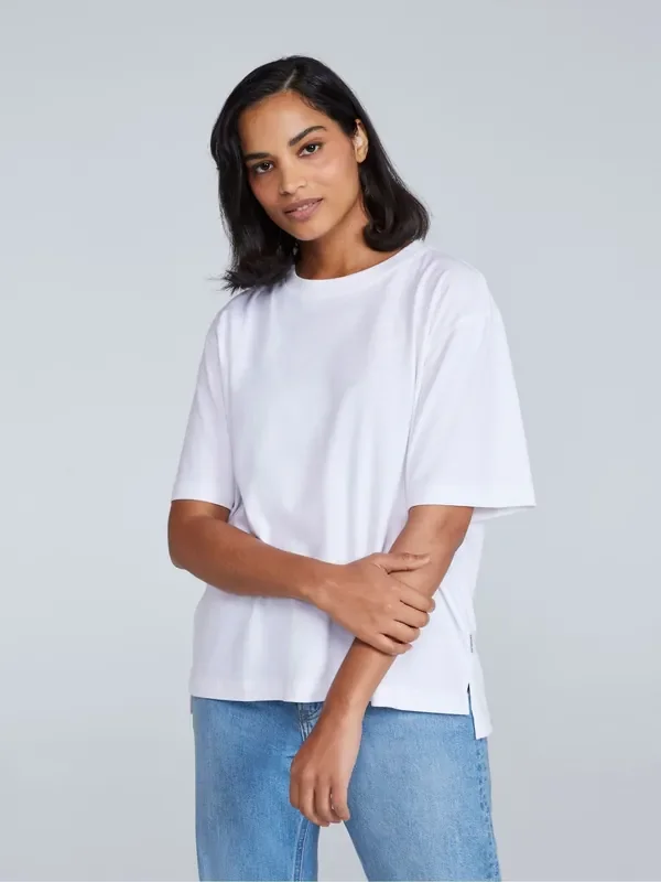 Animal White Womens Relaxed Fit Idol T-Shirt
