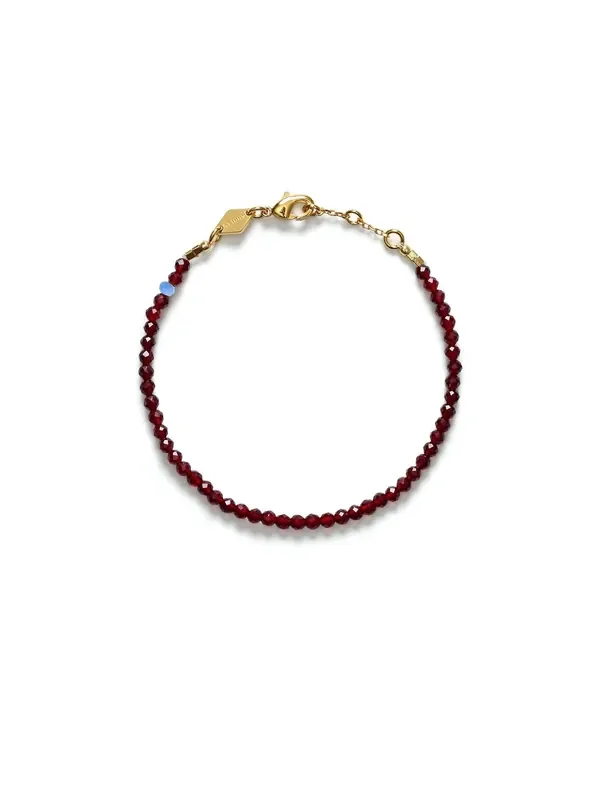 Anni Lu Red Tan Line Bracelet Seasons