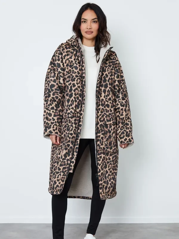 Another Sunday Animal Print Changing Robe