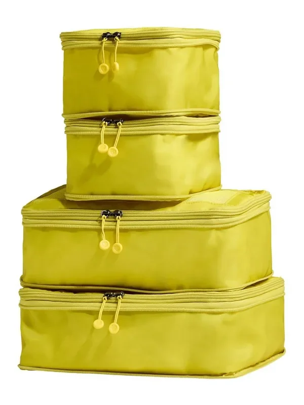 Antler Yellow Packing Cubes in Gorse Yellow – Set of 4