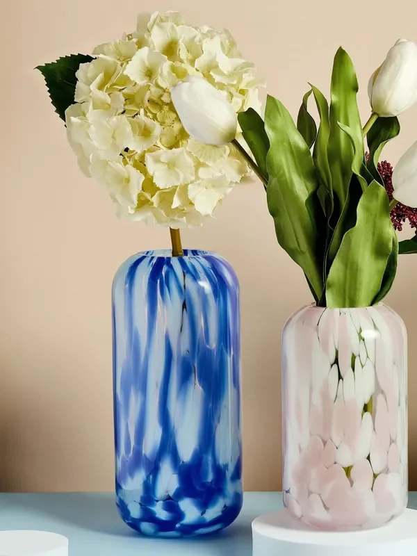 Anton Studio Designs Blue Large Small Lava Vase