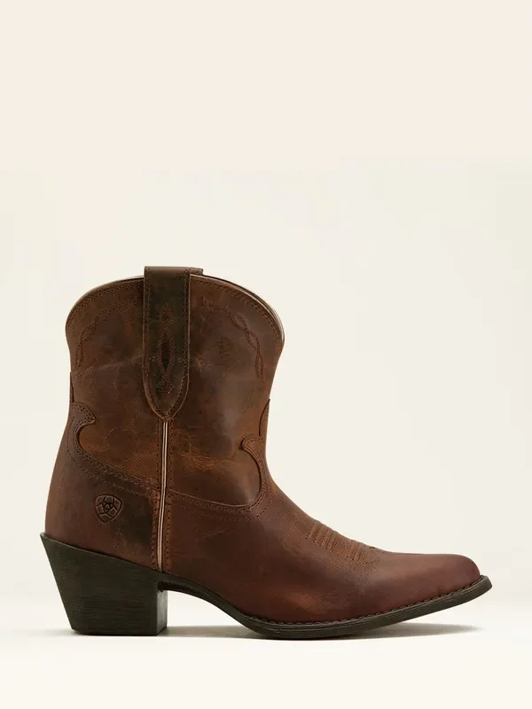 Ariat Maggie Leather J Toe Western Boots