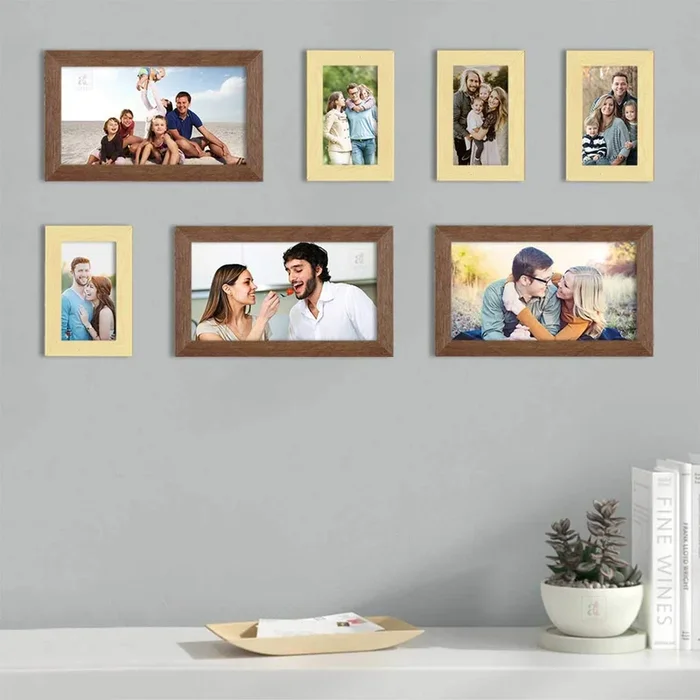 Art Street Set of 7 Wall Photo Frame, Picture Frame for Home Decor (Size -4×6, 6×10 Inchs)
