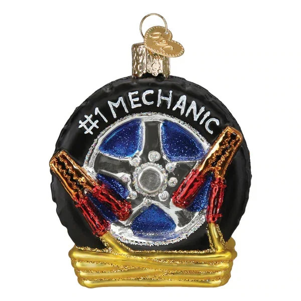 Auto Mechanic Ornament – Old World Christmas