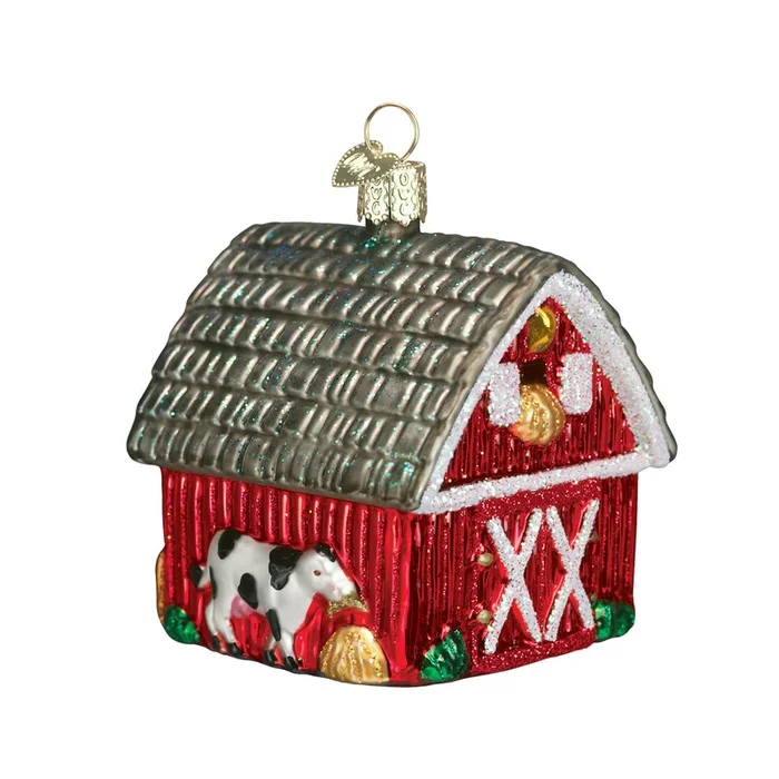 Barn Ornament – Old World Christmas