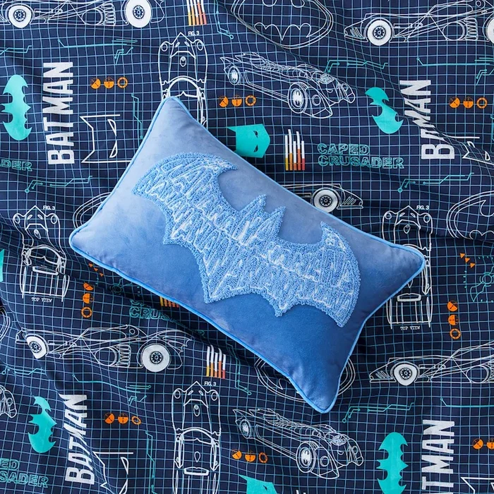 BATMAN Bat-Tech Blue NaNaNa Cushion
