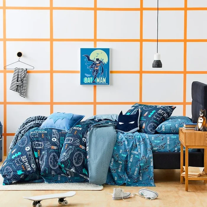 BATMAN Bat-Tech Navy Quilt Cover Set