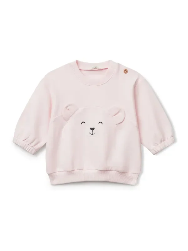Benetton Appliqué Animal Sweatshirt
