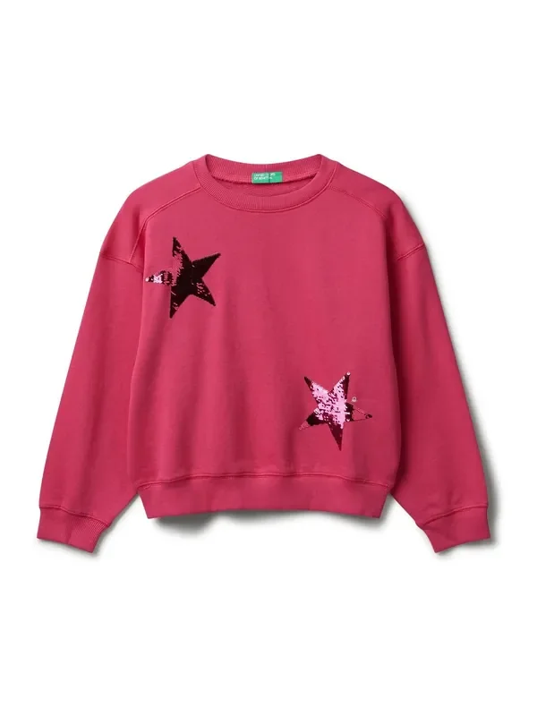 Benetton Girls Sequin Sweatshirt (6-14 yrs)