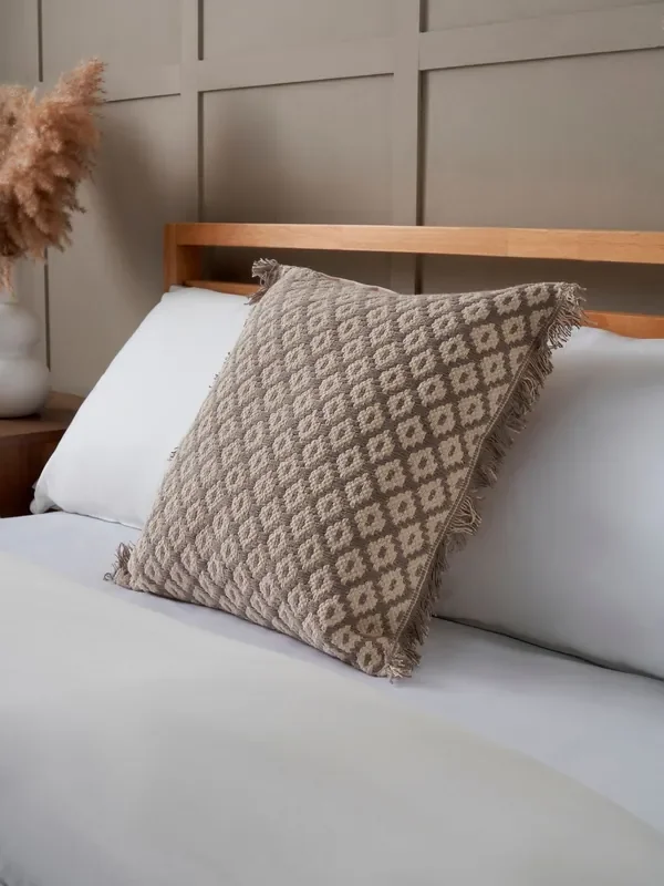 BHS Loft Diamond Cushion