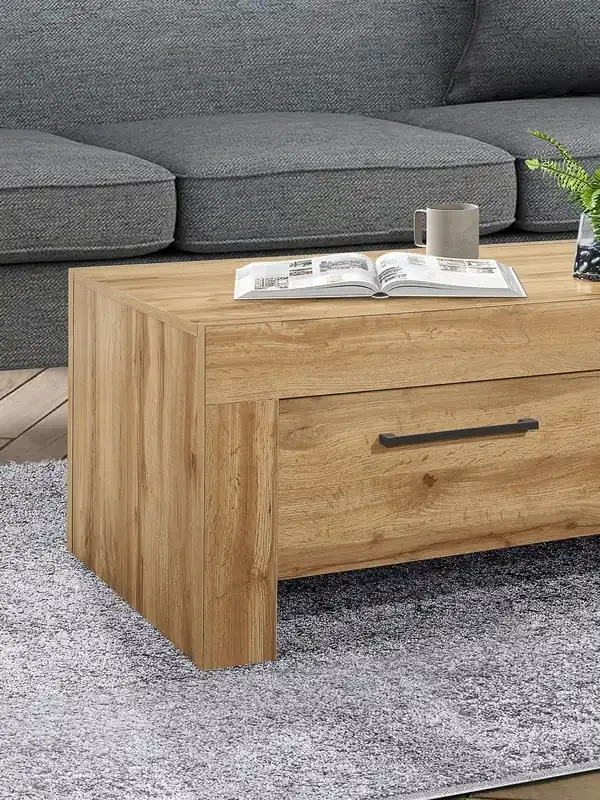 Birlea Brown Compton 4 Drawer Coffee Table