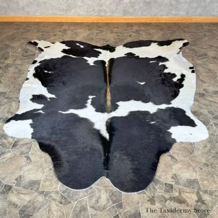 Black and White Cowhide Taxidermy Skin For Sale