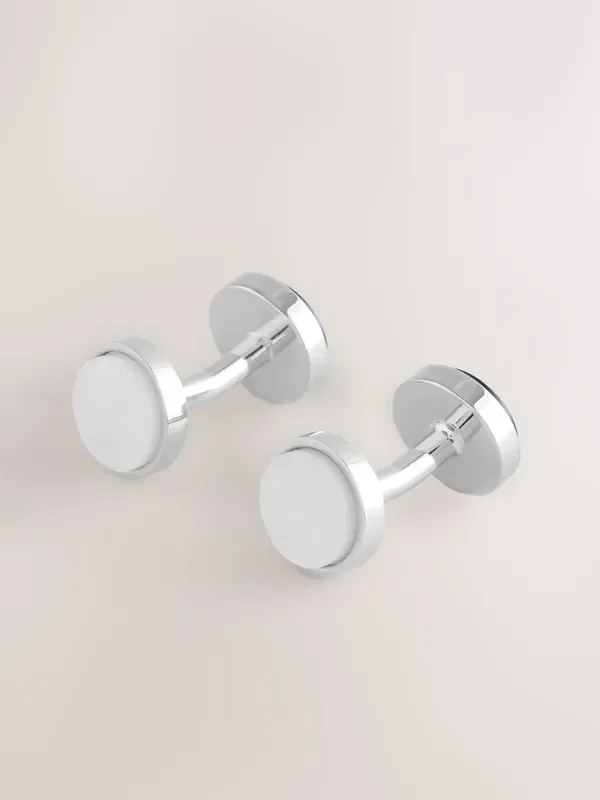 Black/White Reversible Cufflinks