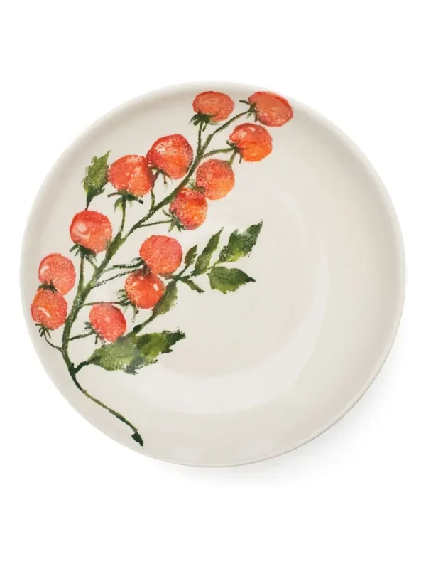 BlissHome Red Insalata Supper Vine Tomatoes Dinner Plate