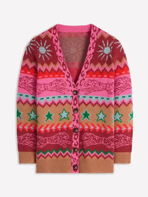 Boden Brown Quinn Boyfriend Cardigan