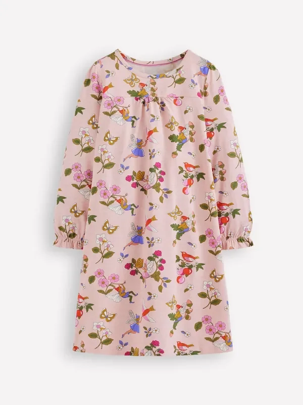 Boden Pink Printed Long Sleeve Nightie