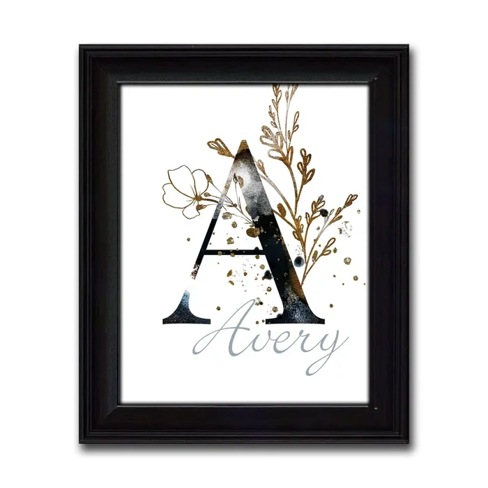 Boho Flower Monograms