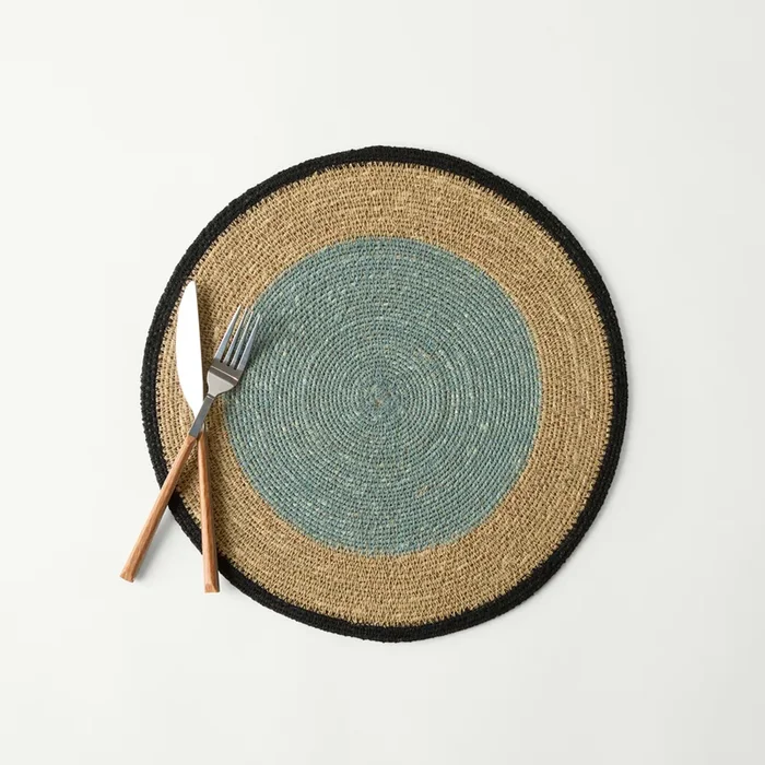 Bowie Dusty Blue Placemat Pack of 2