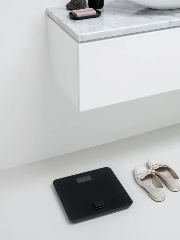 Brabantia Dark Grey ReNew Battery Free Bathroom Scale