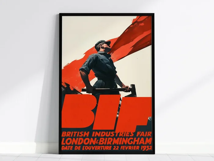 British Industries Fair Poster | Vintage 1932 BIF Wall Art | Framed or Unframed