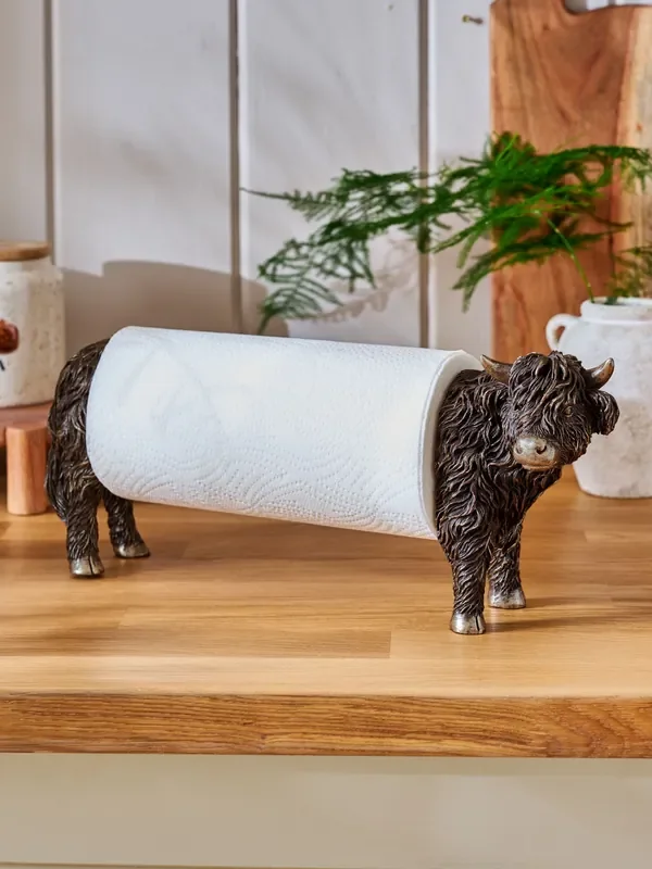 Bronze Hamish Kitchen Roll Holder