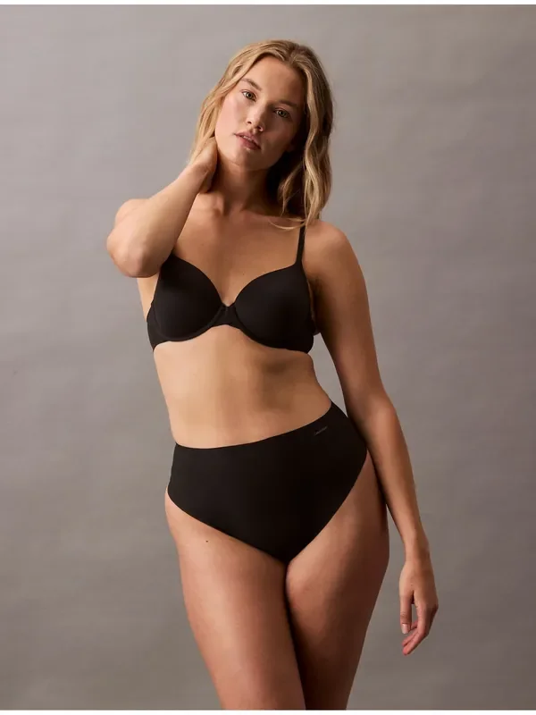 Calvin Klein Black Sculpted Shapewear Thong – Stay Put Mesh